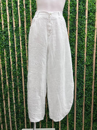 Linen Balloon Pants