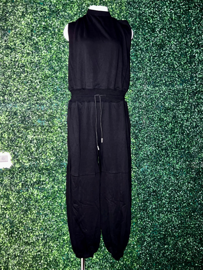 Cap Sleeve Jogger Jumpsuit