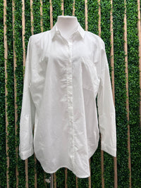 Crisp Oversized Basic Cotton Shirt