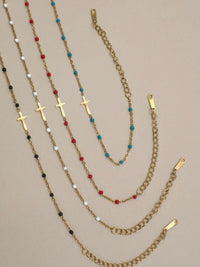 Stainless Steel Faith Cross Bracelet