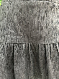 Textured Metallic Finish Fabric Skort