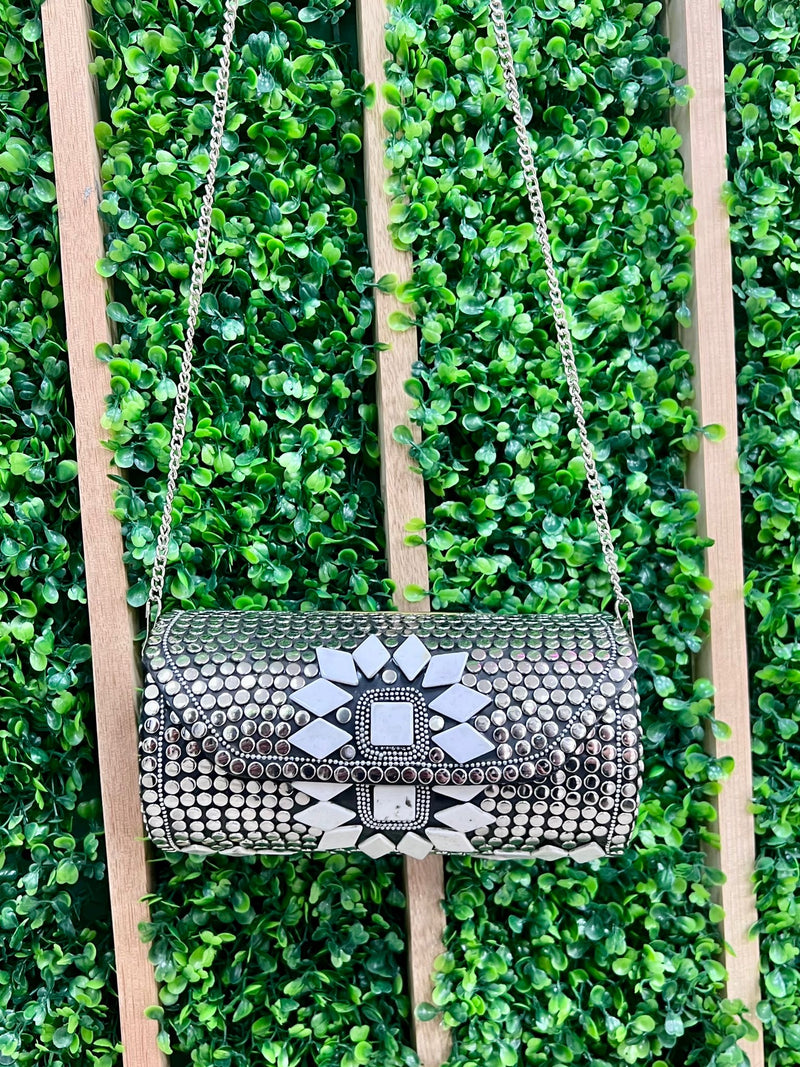 Tubular Studded Crossbody