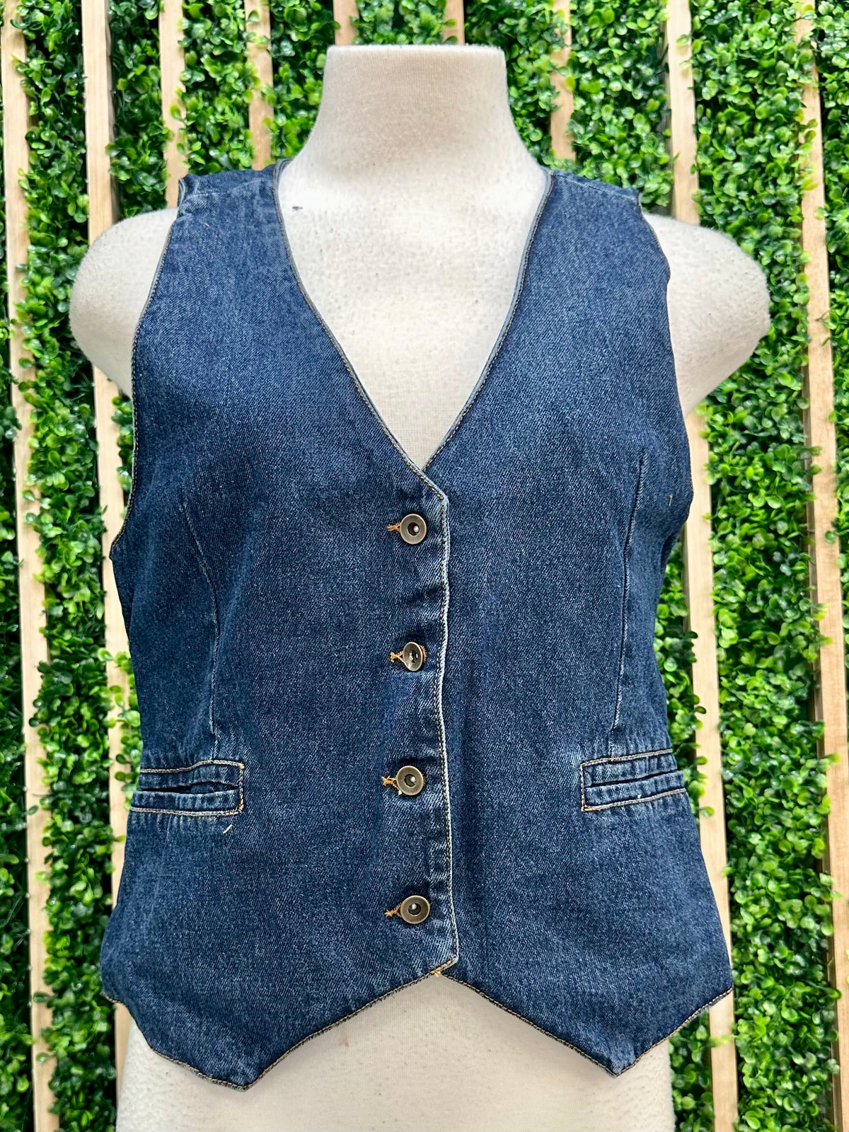 Dark Denim Vest