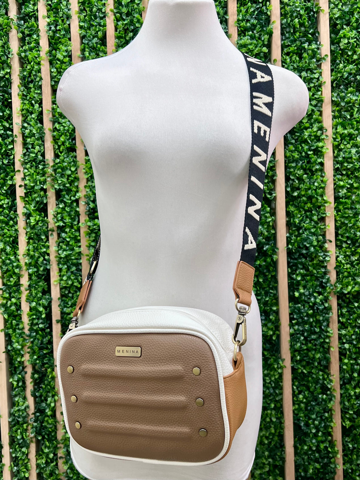 Stud Screw Detail Travel Bag