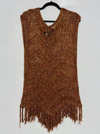 Metallic lurex Fringe Short Dress