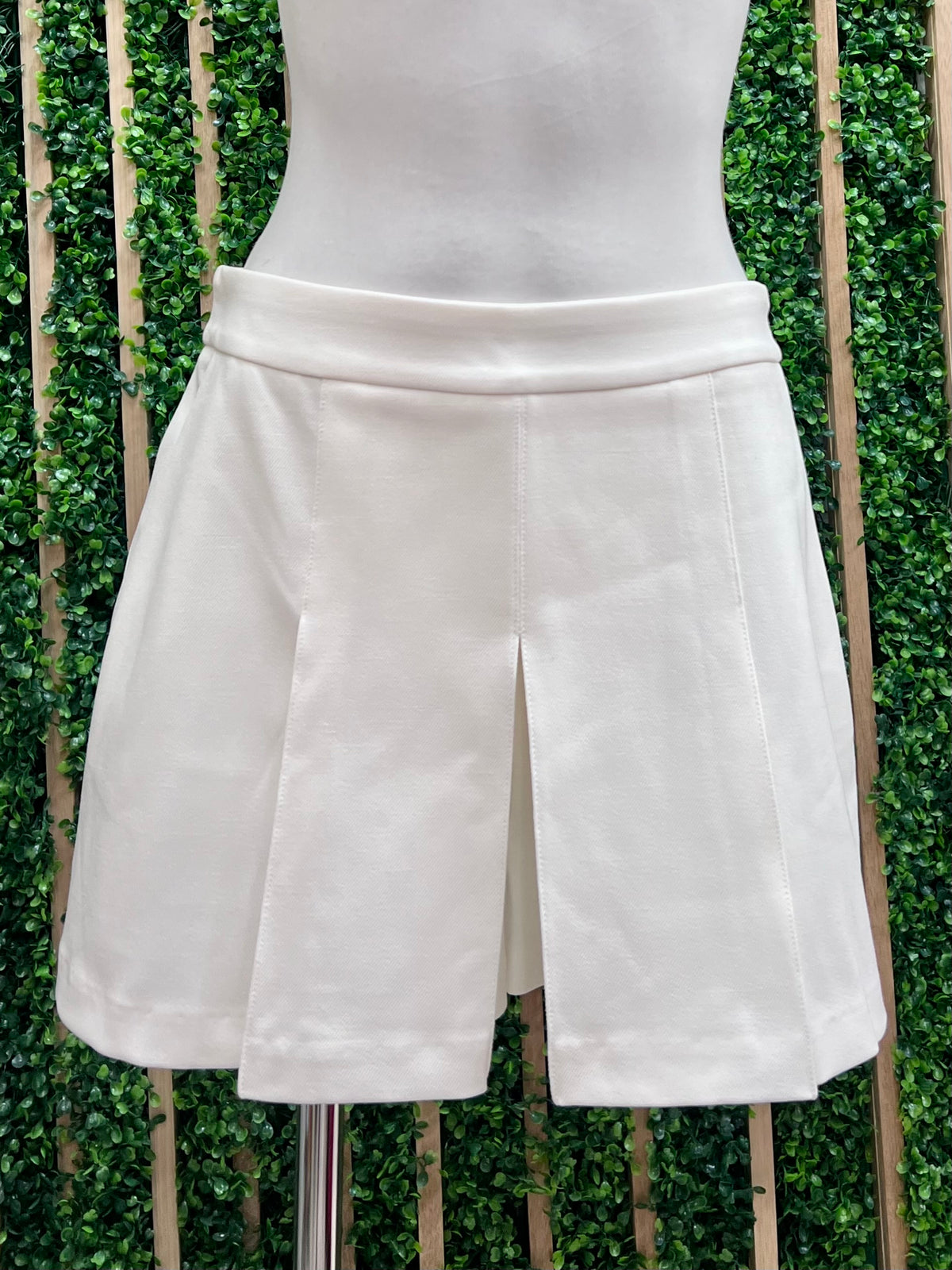 Ivory Twill Skort