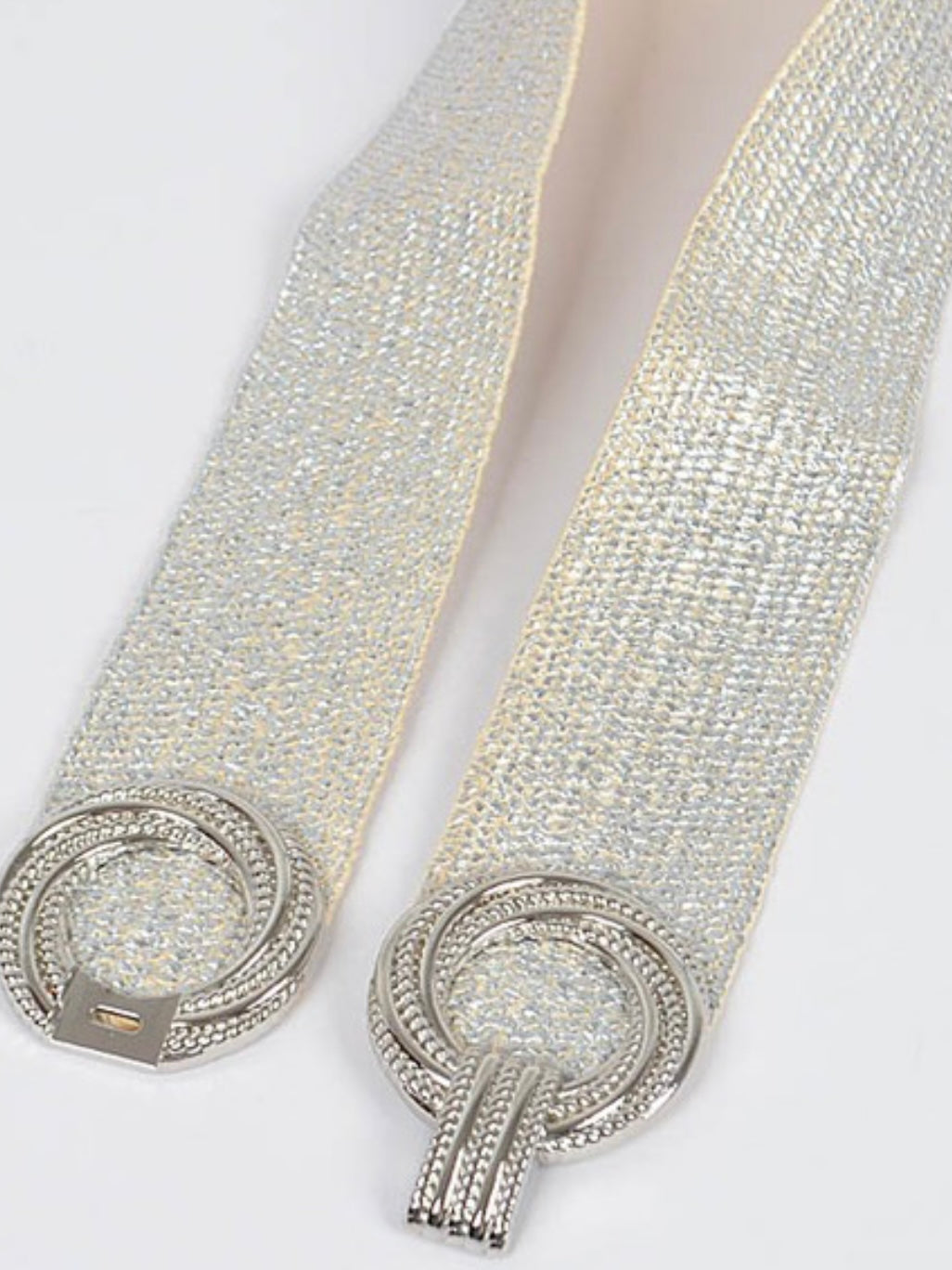 Double Circle Metallic Elastic Belt