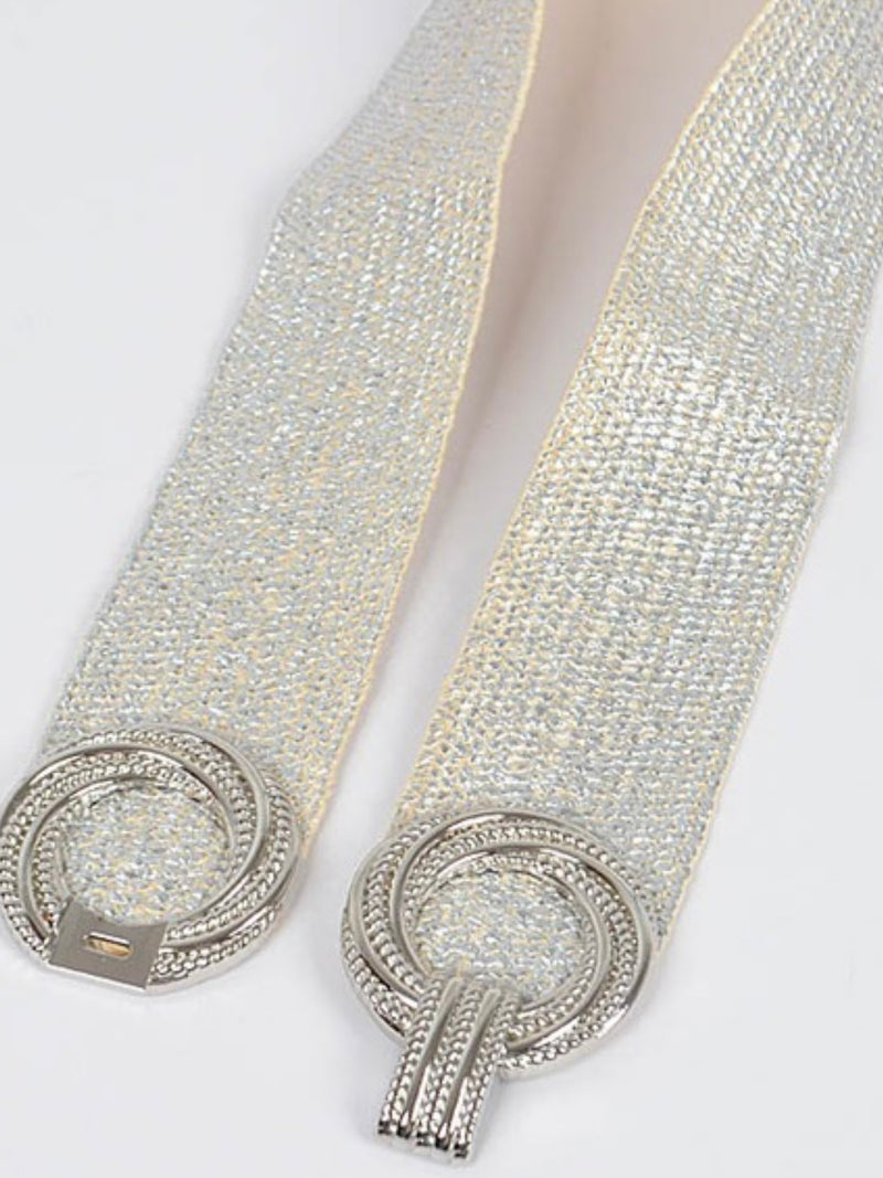 Double Circle Metallic Elastic Belt