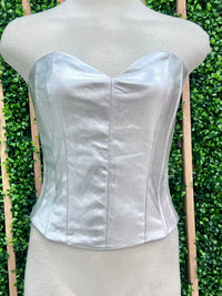 Bustier Metallic Top