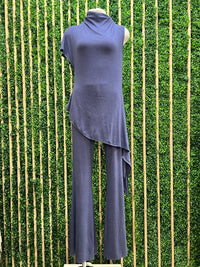 Asymmetrical Tunic & Wide Leg Pant Set