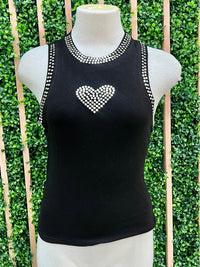 Studded Heart Cami
