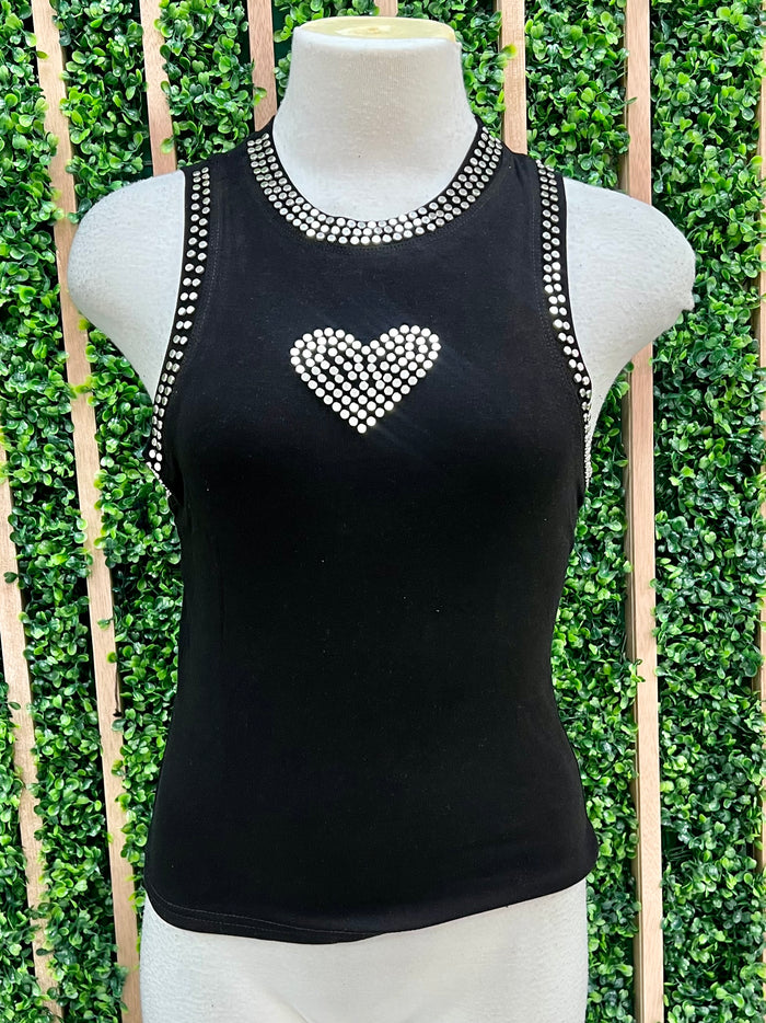 Studded Heart Cami