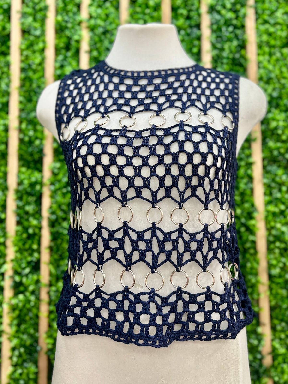 Ring Detail Knit Top
