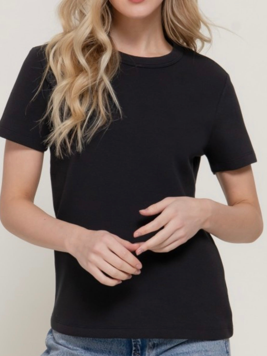 Must Have Crew Neck T-Shirt — Black & Brown
