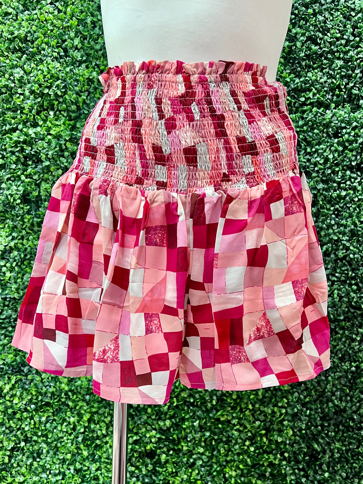 Berry Combo Smocked Skort