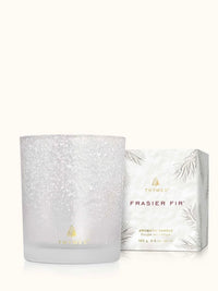 Frasier Fir Flocked Poured Candle