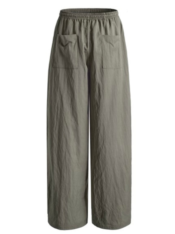 Sienna Utility Wide Leg Pants – Olive