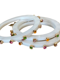 City Girl Studded Bangle Set