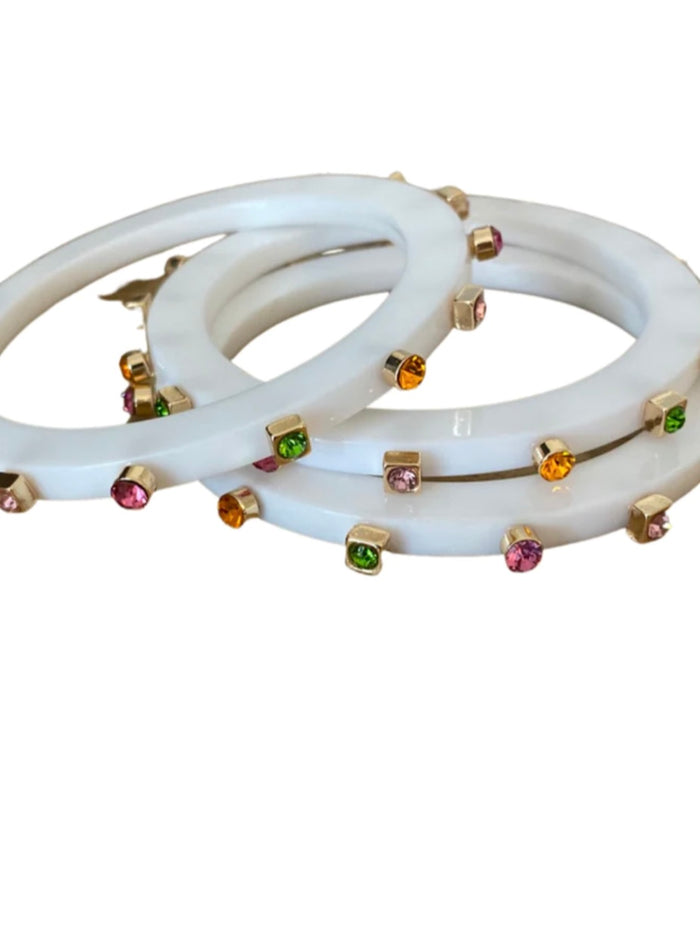 City Girl Studded Bangle Set