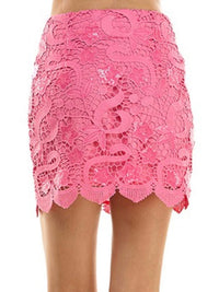 Delicate Pink Lace Skirt