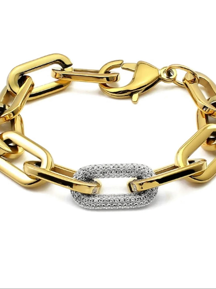 Jenna Pave Statement Bracelet