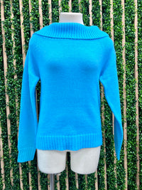 Off Shoulder Knit Sweater