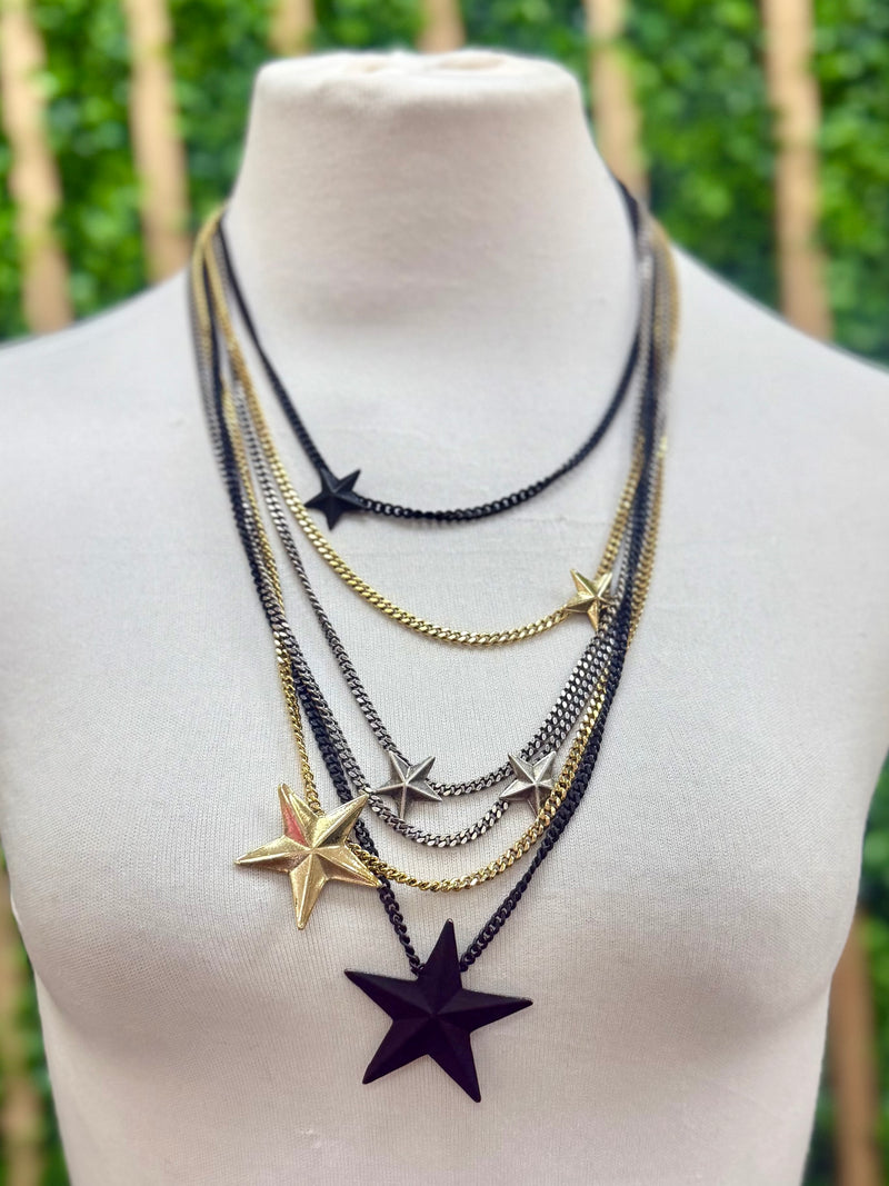 Long Brazil 6 Stars Tova Necklace