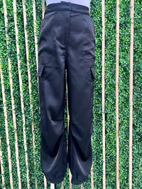 Satin cargo Joggers