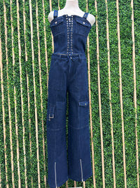 Dark Denim Cargo Jogger