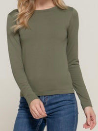 Thermal Classic Long-Sleeve Crewneck Top