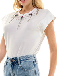 Jewel Embellished Shirt