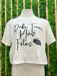 Debí Tirar Más Fotos Crop Shirt