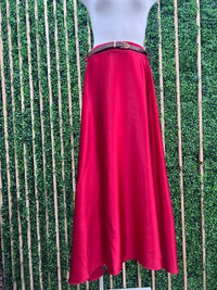 Satin A Line MAxi Skirt