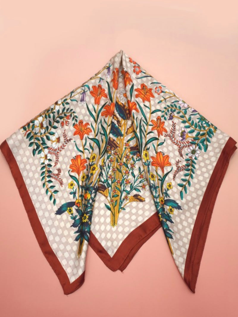 Beautiful Print Floral Scarf