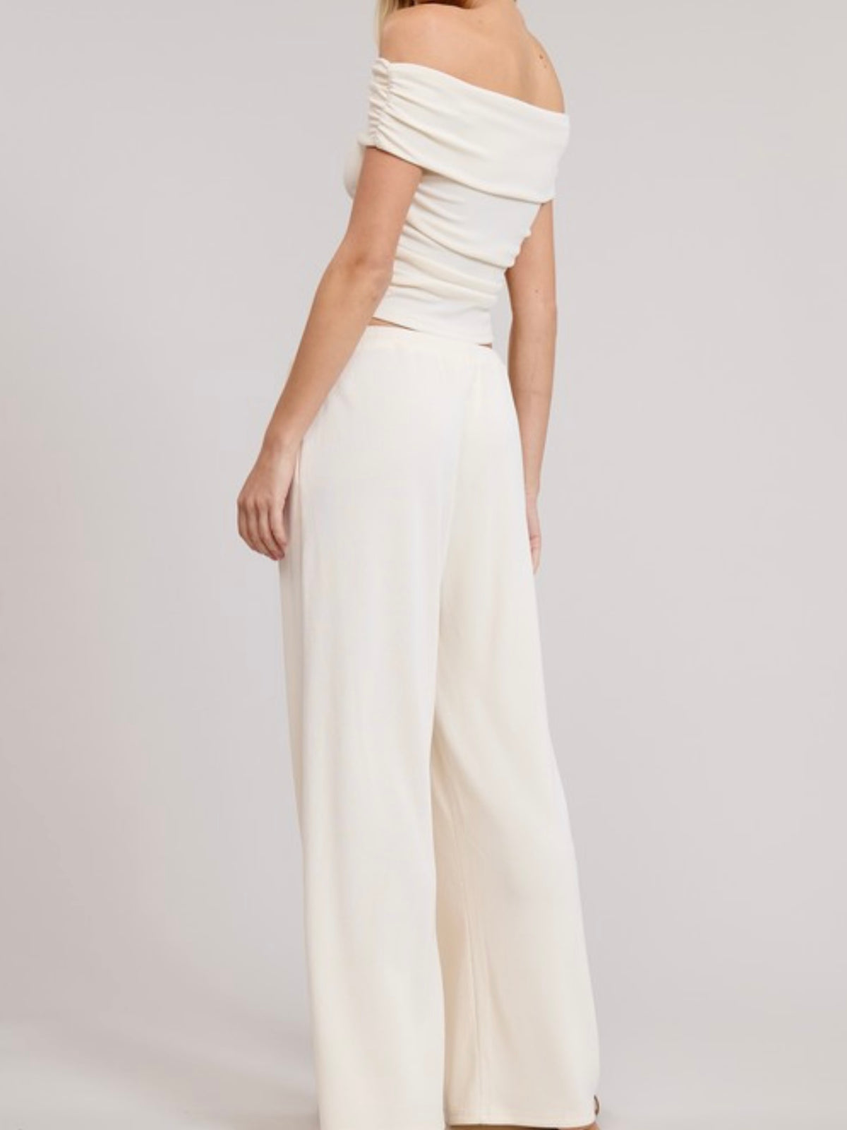 Off Shoulder Long Pant Set