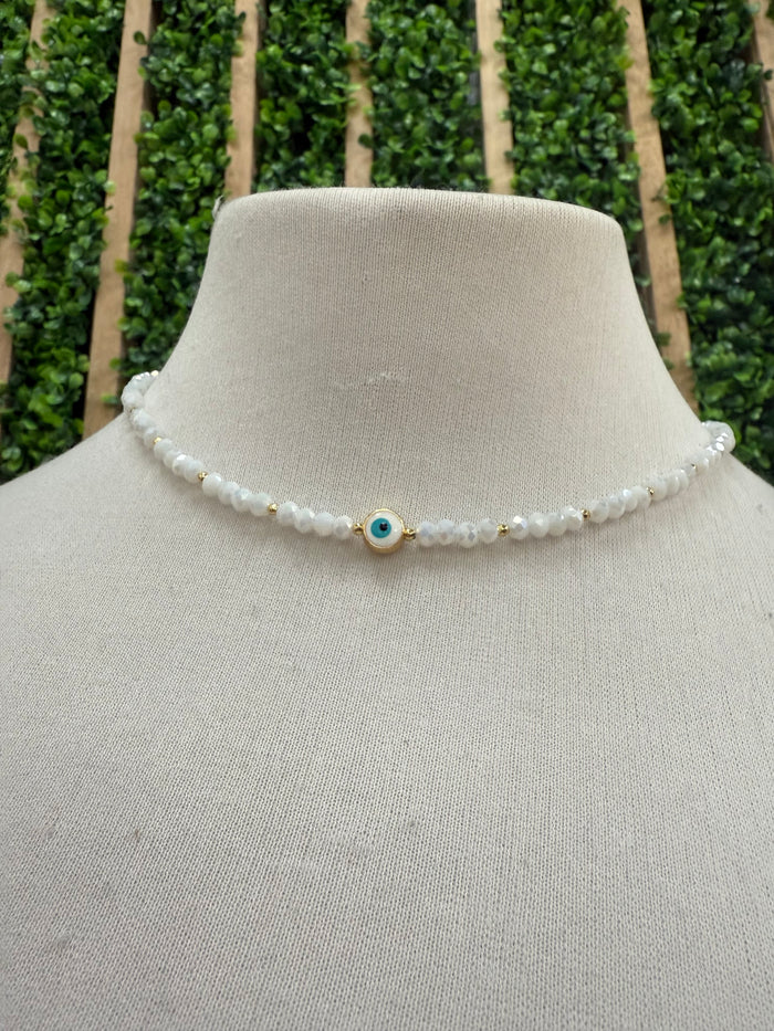 Greece Round Eye Necklace