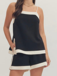 Side Trim short Pant Set