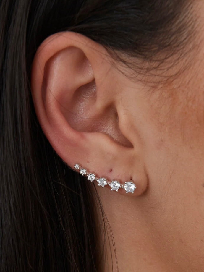 SJ Crystal Climbing Earring