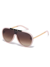 Resin Trim Aviator Sunglasses