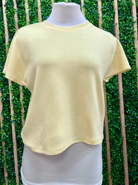 Modal Cap Short Sleeve Top