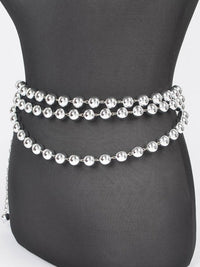 Multi Layered Bead Chain Belt