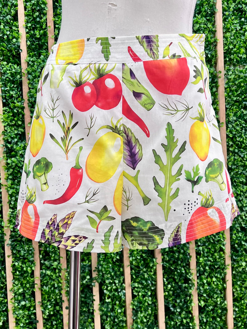 Beautiful Veggie A Line Shorts
