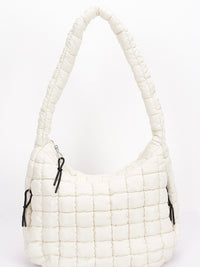 Quilted Nylon Padded Crossbody Bag