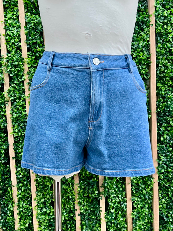 Dark Denim Short Pant