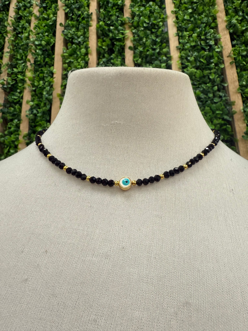 Greece Round Eye Necklace