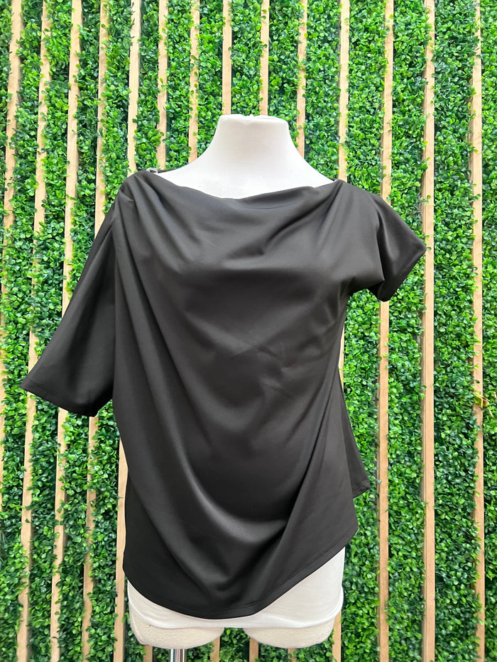 Smooth Off Shoulder Short Sleeve Top