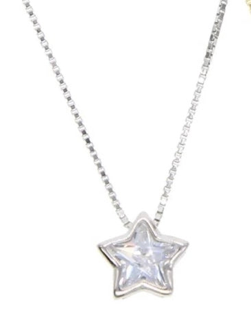 SJ Star Bezel Necklace