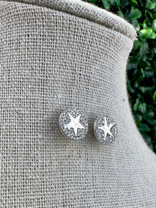 Star Design Stud Earring