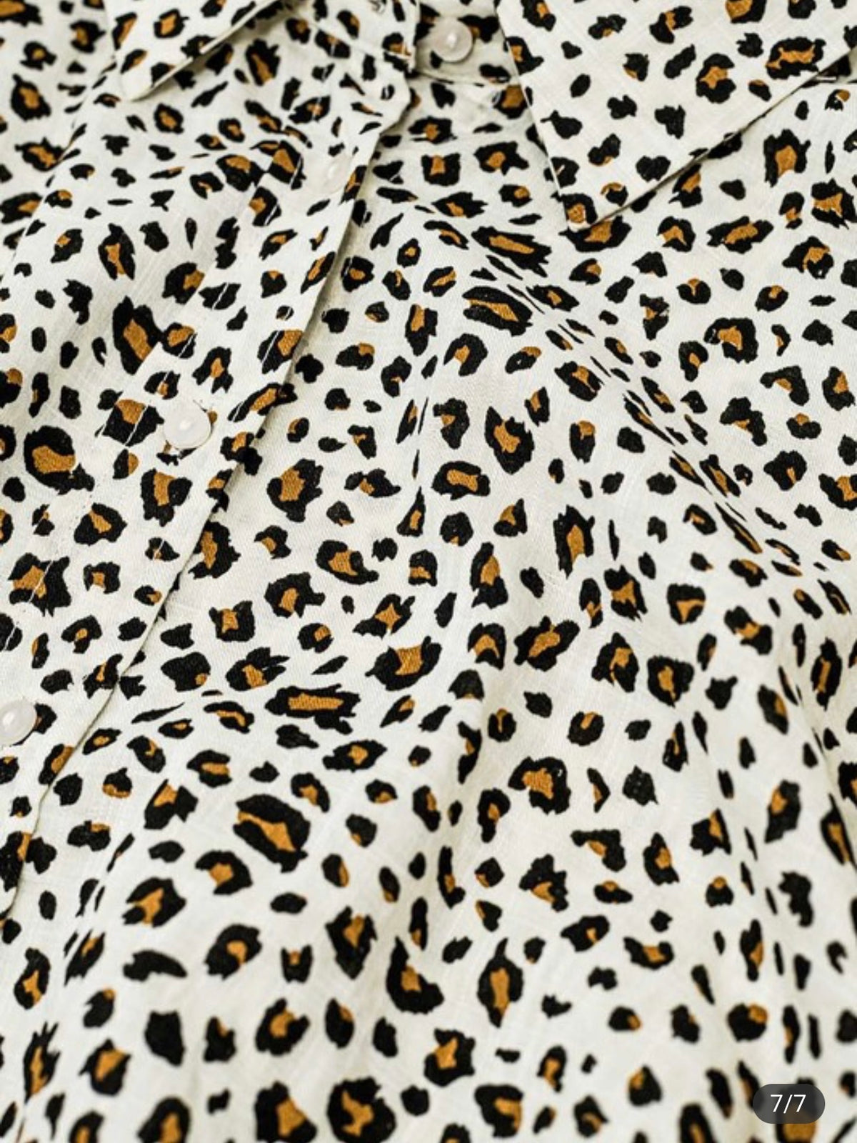 Beige Leopard Blouse
