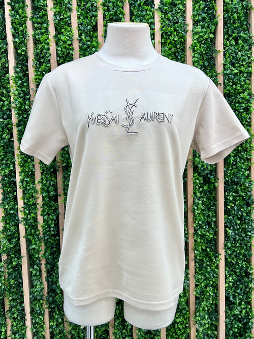 YSL Embroidered Designer Shirt